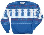 TARDIS Printed Fleece
